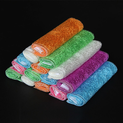 廠家直銷竹纖維洗碗布 不沾油、厚實耐用，批發(fā)首選